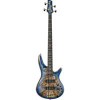 

Ibanez SR Premium Series SR260 Electric Bass Guitar, Abalone Oval Inlay Bound Panga Panga fretboard, Cerulean Blue Burst