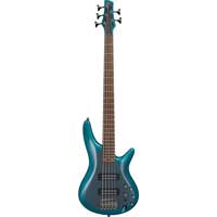 

Ibanez SR Standard SR305E 5-String Electric Bass Guitar, Jatoba Fretboard, Cerulean Aura Burst