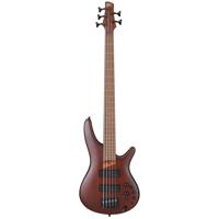 

Ibanez SR505E SR Standard 5-String Electric Bass Guitar, Abalone Oval Inlay Rosewood Fretboard, Brown Mahogany