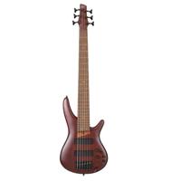 

Ibanez SR Standard Series SR506E Electric Bass Guitar, Abalone Oval Inlay Jatoba Fretboard, Brown Mahogany