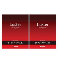 Canon 2 Pack Canon LU-101 Pro Luster Photo Paper (8.5x11", 50 Sheets, 255 gsm)
