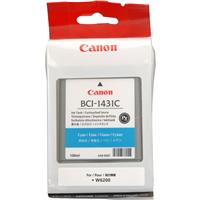 

Canon BCI-1431C PG Cyan Ink Cartridge for the imagePROGRAF W6400 Inkjet Printer.