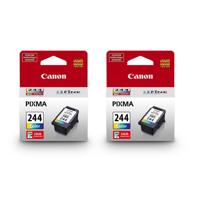 

Canon 2 Pack CL-244 Color Ink Cartridge for PIXMA MG & MX All-in-One Inkjet Printer - 6.2ml