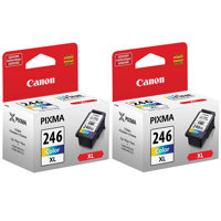 

Canon 2 Pack CL-246 XL High Capacity Color Ink Cartridge for PIXMA MG Inkjet Printers - 13ml