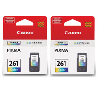 

Canon 2 Pack CL-261 Color Ink Cartridge