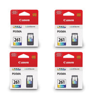 

Canon 4 Pack CL-261 Color Ink Cartridge