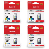 

Canon 4 Pack CL-261XL Color Ink Cartridge