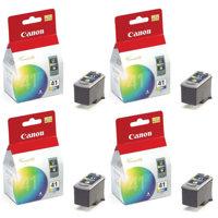 

Canon 4 Pack CL-41 Fine Color Ink Cartridge for many Pixma Printers