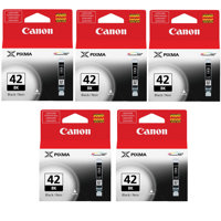 

Canon 5 Pack CLI-42 Black Ink Cartridge