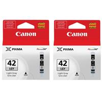 Canon CLI-42 Light Gray Ink Cartridge, 2-Pack