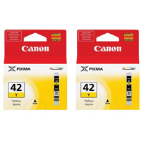 

Canon 2 Pack CLI-42 Yellow Ink Cartridge