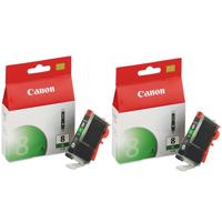 

Canon 2 Pack CLI-8 Green Ink Cartridge for Pro9000, Pro9000 Mark II Printers.