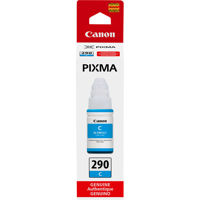 

Canon GI-290 Cyan, Pigment Ink Bottle for MegaTank Printers, 70 ml.