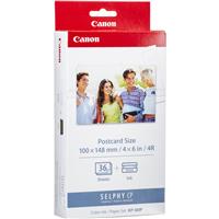 Canon Color Ink/Paper Set KP-36IP for CP Printers (36 Sheets of 4x6 paper with Ink).