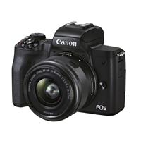 Canon EOS M50 Mark II Mirrorless Camera with EF-M 15-45mm f/3.5-6.3 IS STM Lens, Black