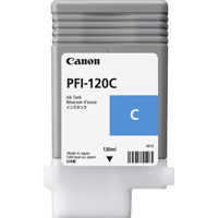 

Canon PFI-120 130ml Pigment Ink Tank for imagePROGRAF TM Series Printers, Cyan