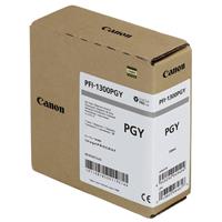 Canon PFI-1300 330ml Photo Gray Pigment Ink Tank for imagePROGRAF PRO-2000 and PRO-4000 Large-Format Inkjet Printers