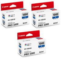 

Canon 3 Pack PFI-1000B Blue LUCIA PRO ink for imagePROGRAF PRO-1000