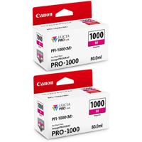 

Canon 2 Pack PFI-1000M Magenta LUCIA PRO ink for imagePROGRAF PRO-1000