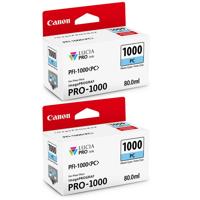 

Canon 2 Pack PFI-1000PC Photo Cyan LUCIA PRO ink for imagePROGRAF PRO-1000