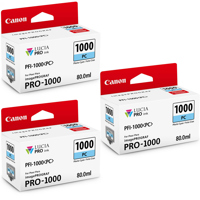 

Canon 3 Pack PFI-1000PC Photo Cyan LUCIA PRO ink for imagePROGRAF PRO-1000