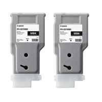 

Canon 2 Pack PFI-207 300ml Ink Tank for Canon iPF680/685/780/785, Matte Black