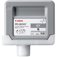 

Canon PFI-301GY Gray Ink Tank for the imagePROGRAF iPF8000 and iPF9000 Inkjet Printers, 330 ml.