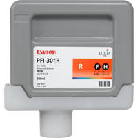 

Canon PFI-301R Ink Tank for the imagePROGRAF iPF8000 and iPF9000 Inkjet Printers, 330 ml.