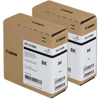 

Canon 2 Pack PFI-310 330ml Black Pigment Ink Tank for imagePROGRAF TX-2000, TX-3000 and TX-4000 Printers