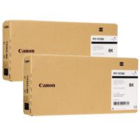 

Canon 2x 700ml PFI-707 Dye Black Ink Tank for iPF830, iPF840, iPF850 CAD Plotters