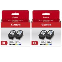

Canon 2 Pack PG-210 XL Black & CL-211 XL Color Ink Cartridge Value Pack for PIXMA Printers