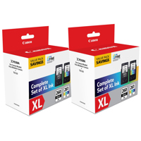 

Canon 2 Pack PG-260XL Black & CL-261XL Color Ink Cartridge Value Pack for PIXMA TS5320 Printers