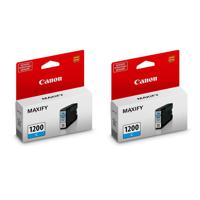 

Canon 2 Pack PGI-1200 Cyan Pigment Ink Tank for MAXIFY MB2020/MB2320 Printers, 300 Pages Yield