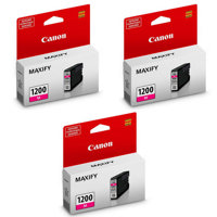 

Canon 3 Pack PGI-1200 Magenta Pigment Ink Tank for MAXIFY MB2020/MB2320 Printers, 300 Pages Yield