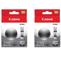 

Canon 2 Pack PGI-220BK Black Ink Tank for Pixma Inkjet Printers