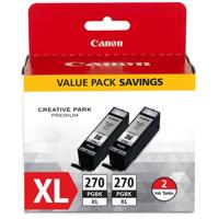 

Canon PGI-270 XL Pigment Black Ink Tank - 22.2ml - Twin Pack
