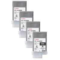 

Canon 4 xPFI-102MBK Pigment Matte Black Ink Tank for the imagePROGRAF iPF500/600/700 Inkjet Printers, 130 ml.