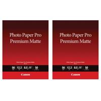 

Canon 2 Pack Pro Premium Matte PM-101 Photo Paper, 8.5x11", 50 Sheets