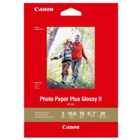 

Canon PP-301 Photo Paper Plus Glossy II Inkjet Paper, 10.6 mil, 265 gsm, 5x7", 20 Sheet Pack