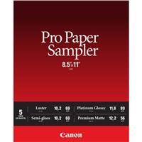 Canon Pro Paper Sampler Pack 8.5 x 11" - Total 20 Sheets