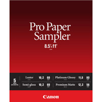 

Canon Pro Paper Sampler Pack 8.5 x 11" - Total 20 Sheets