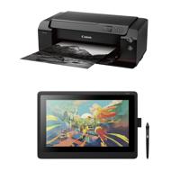 

Canon imagePROGRAF PRO-1000 Professional Inkjet Printer with Wacom Cintiq 16HD Display