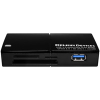 

Delkin Devices USB 3.0 Multi-Slot CFast 2.0 Memory Card Reader, CFast 2.0, SD, microSD