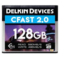 

Delkin Devices 128GB CFast 2.0 VPG-130 Memory Card, 560MB/s Read and 495MB/s Write Speed