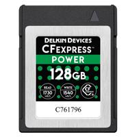 

Delkin Devices 128GB CFexpress 1.0 POWER Memory Card, 1730MB/s Read, 1540MB/s Write