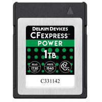 

Delkin Devices 1TB CFexpress 1.0 POWER Memory Card, 1730MB/s Read, 1540MB/s Write