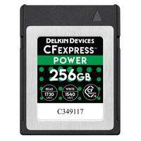 

Delkin Devices 256GB CFexpress 1.0 POWER Memory Card, 1730MB/s Read, 1540MB/s Write