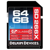 

Delkin Devices 64GB Secure Digital High Capacity 266x (SDXC) Class 10 Memory Card