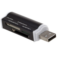 

Green Extreme Mini Multi-Card Reader for SD, MMC, MicroSD and MS Duo Cards - USB 2.0