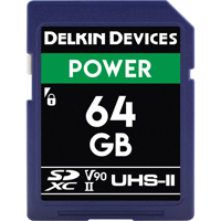 

Delkin Devices 64GB SDXC 2000X Memory Card V90 UHS-II